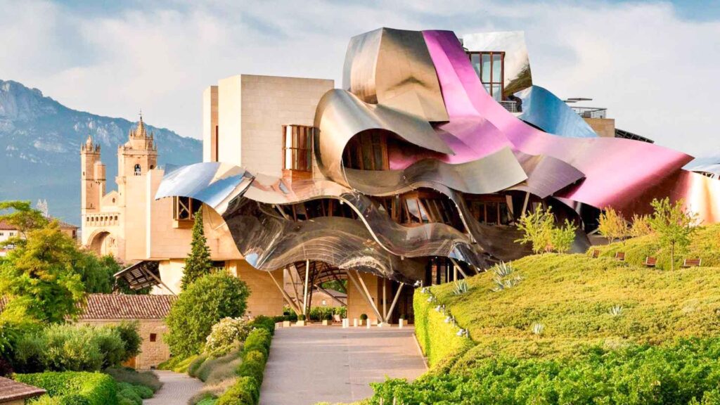 Architecturally significant La Rioja wineries
