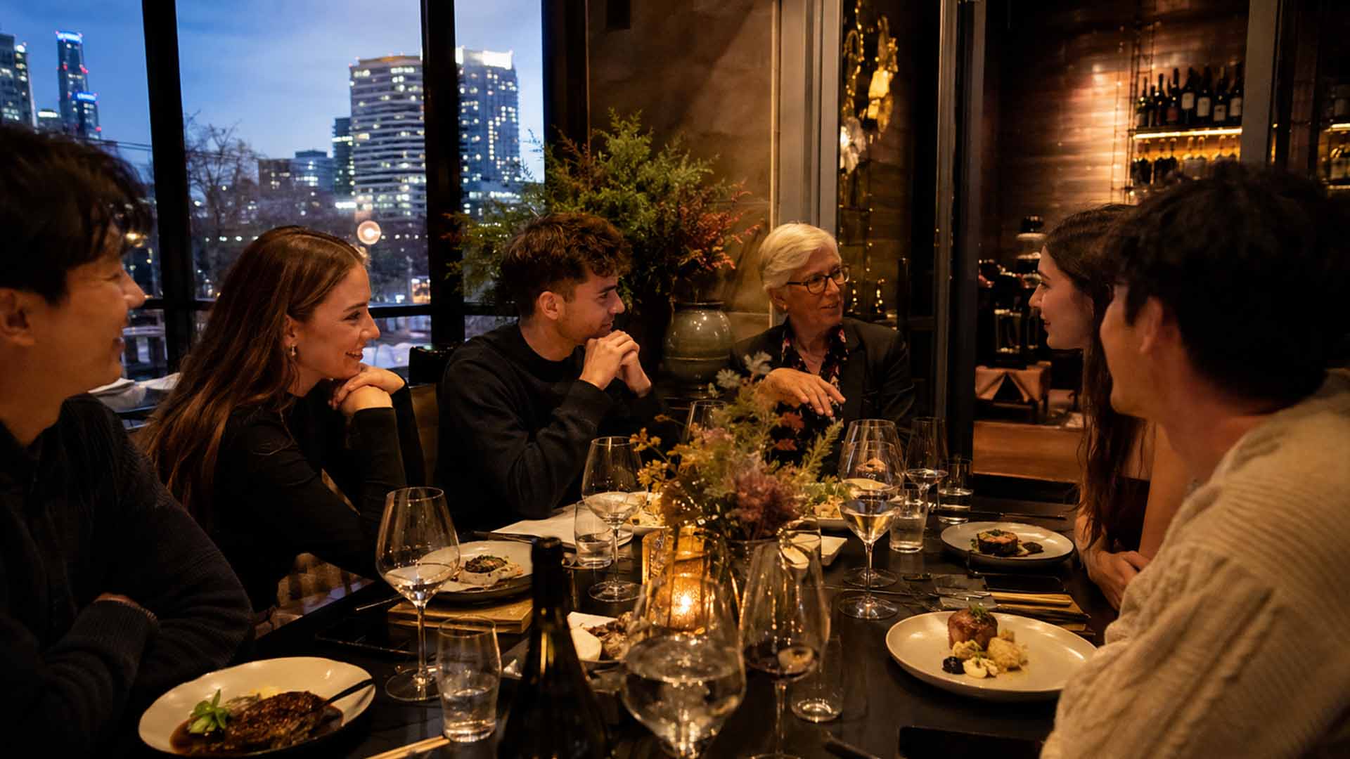 Farewell dinner at a celebrated wine venue in Melbourne's acclaimed dining scene