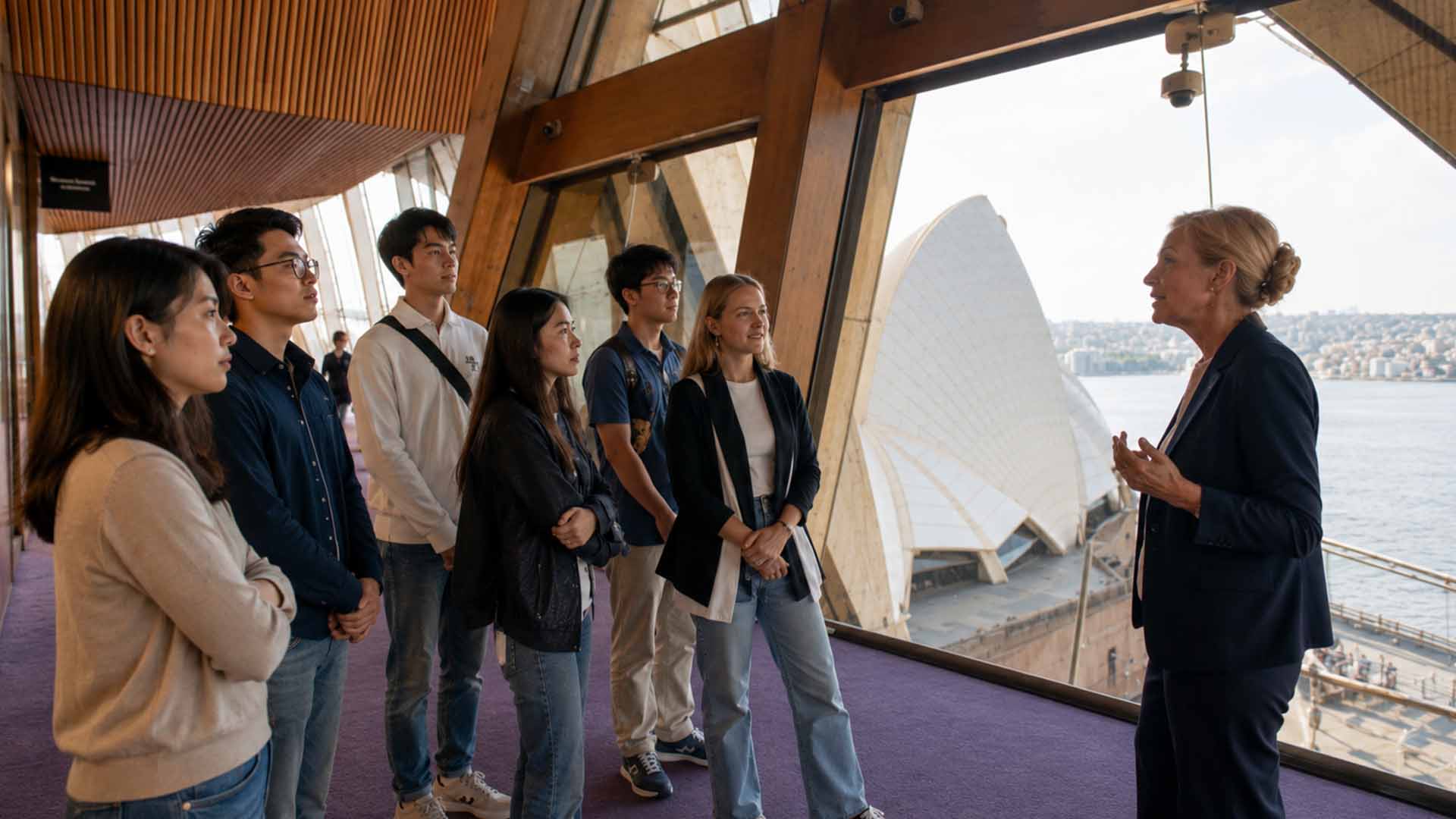 Private guided tour of the Sydney Opera House as part of a half-day Sydney cultural immersion