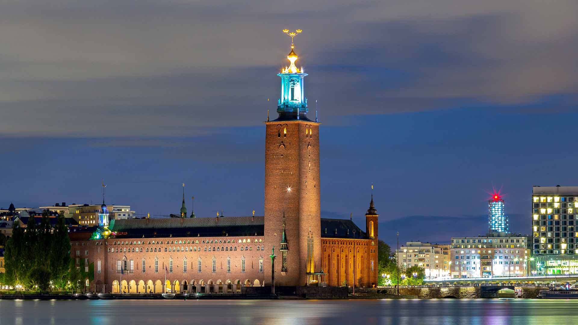 Stockholm City Hall — home of the Nobel Prize banquet