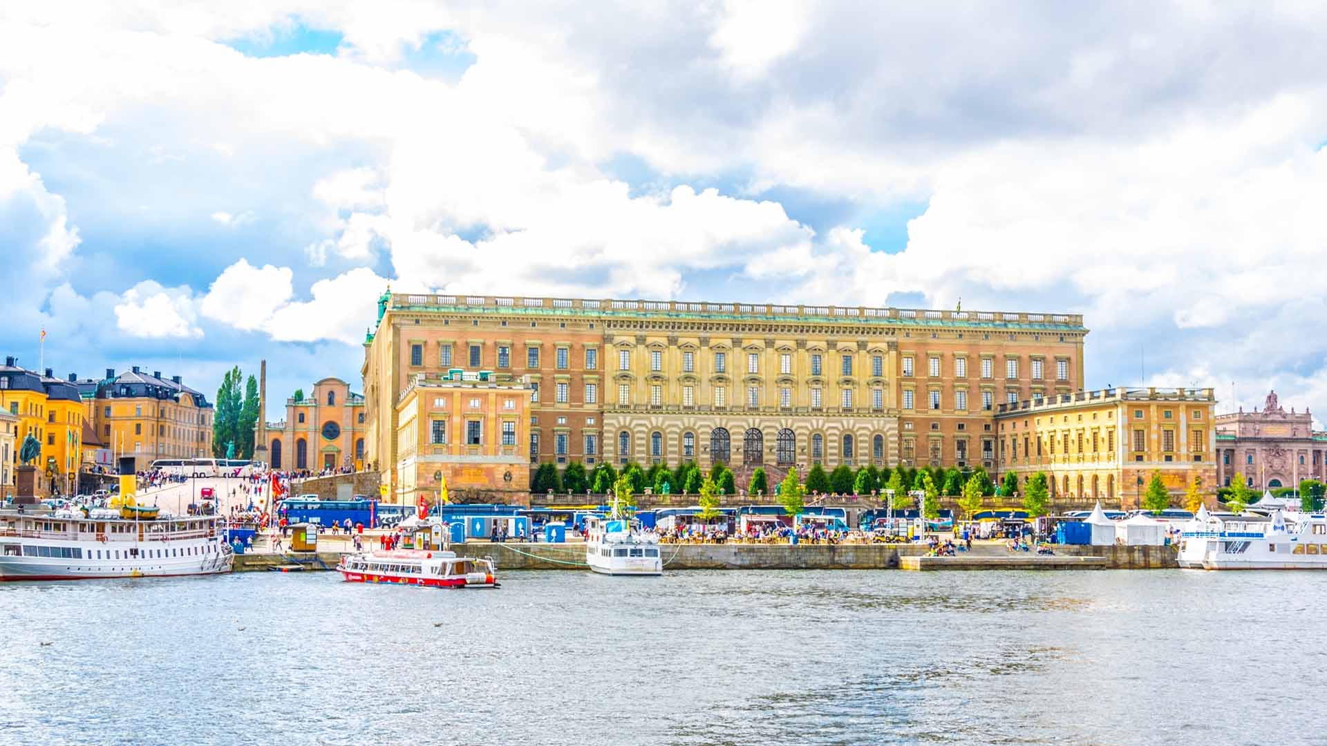 Stockholm's medieval Old Town (Gamla Stan) and the Royal Palace