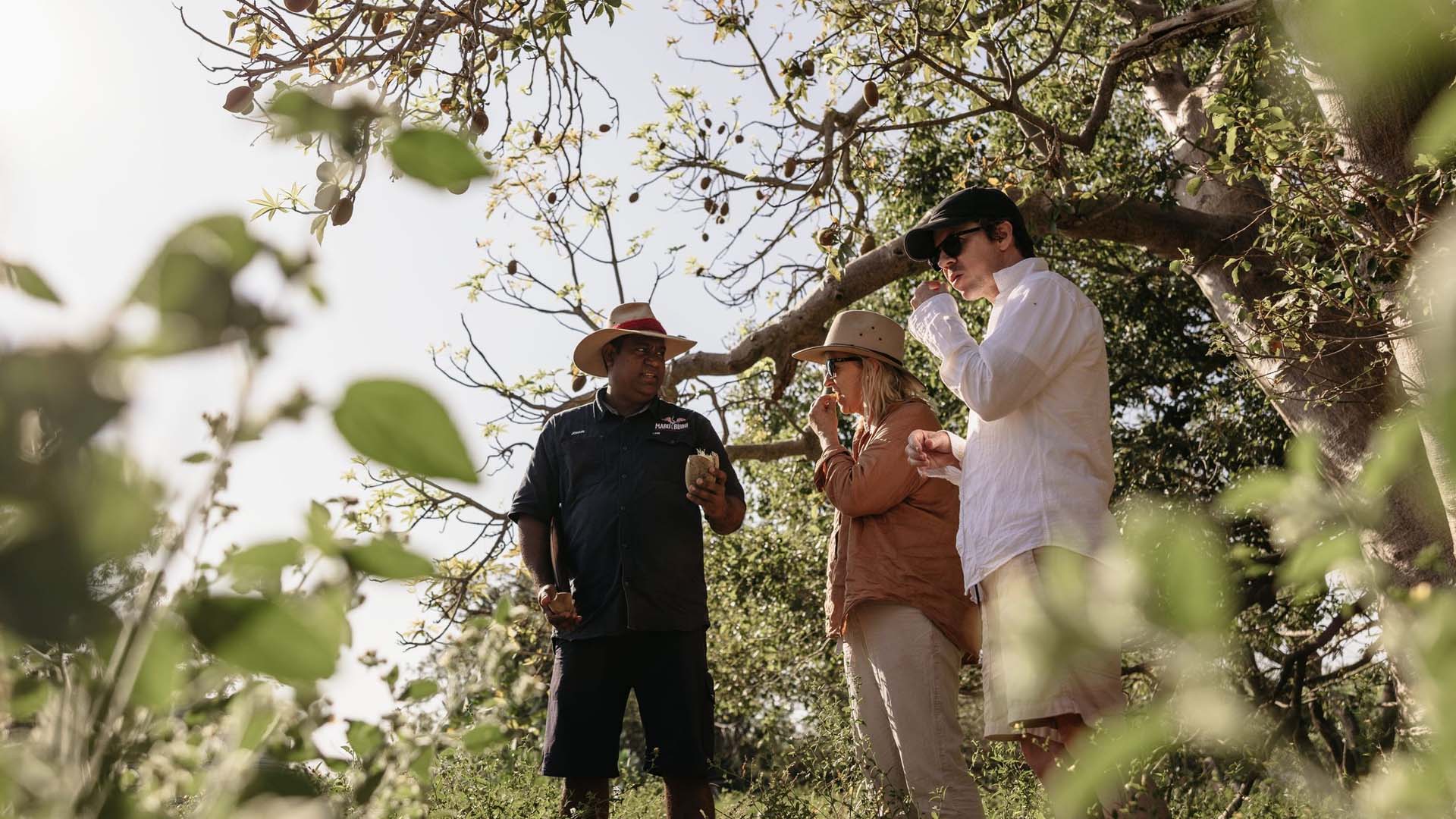 Engagement with indigenous land-management and sustainable-tourism practices