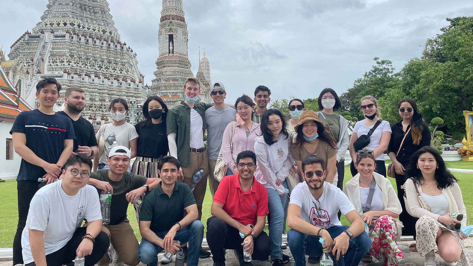 Bangkok's iconic riverside temples, including Wat Arun, the Temple of Dawn
