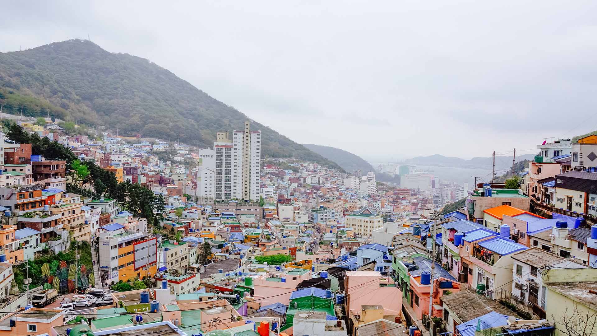 Busan's colorful Gamcheon Culture Village and Haeundae Beach