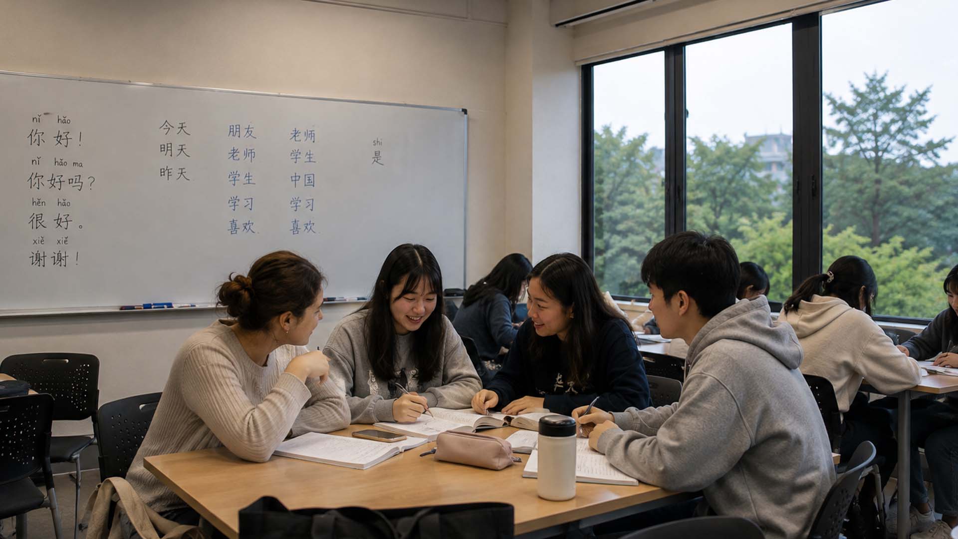 Intensive Mandarin classes with a local language partner for each student