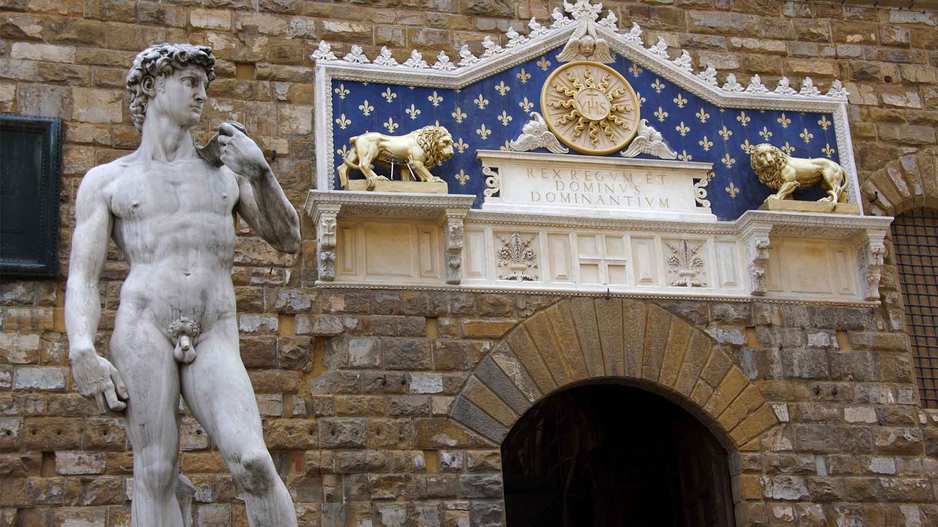 Michelangelo’s David at the Galleria dell’Accademia