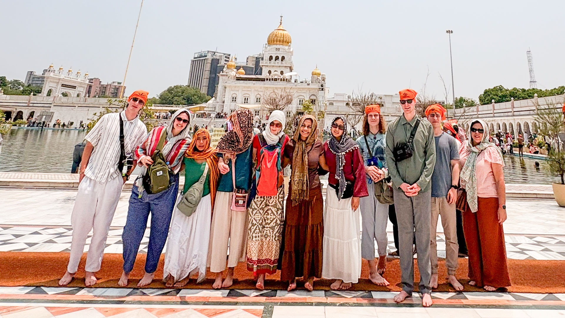 Volunteering at the community kitchen of the Bangla Sahib Gurudwara in Delhi