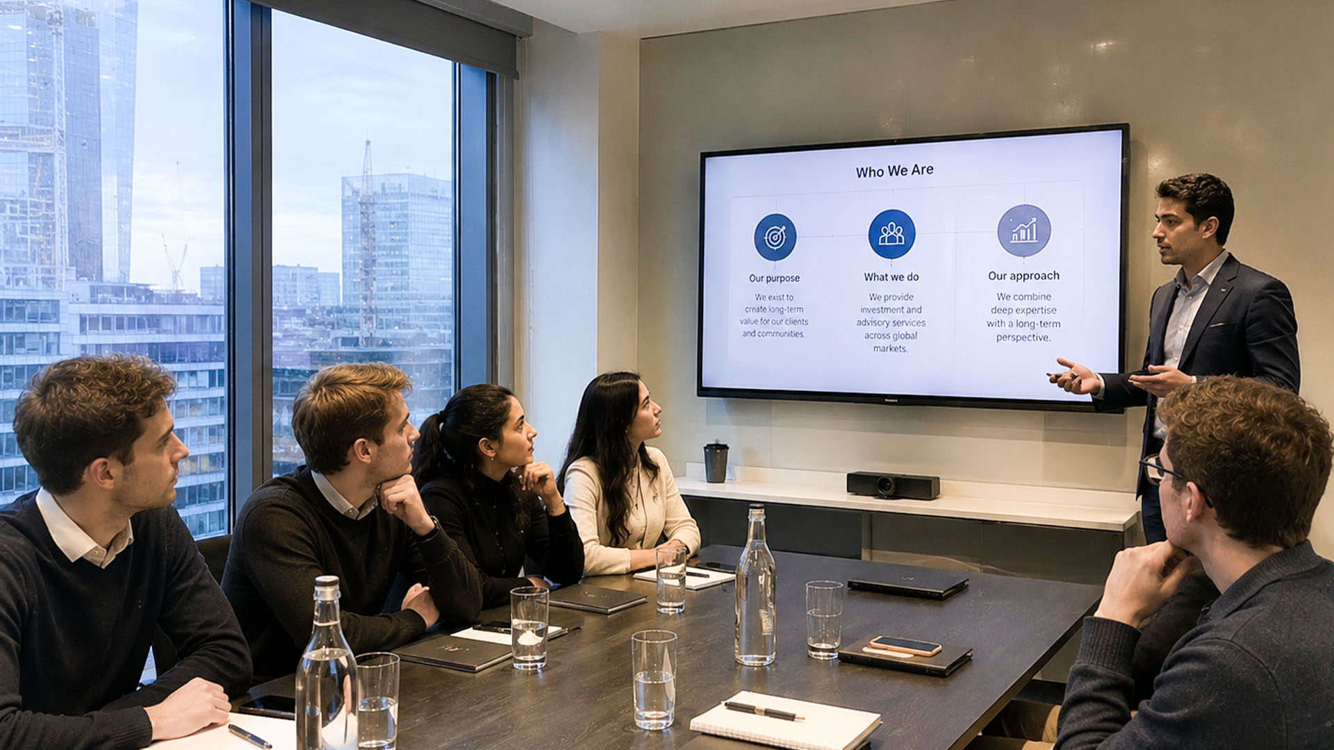 Business visits to leading financial institutions, regulatory bodies and enterprises across London