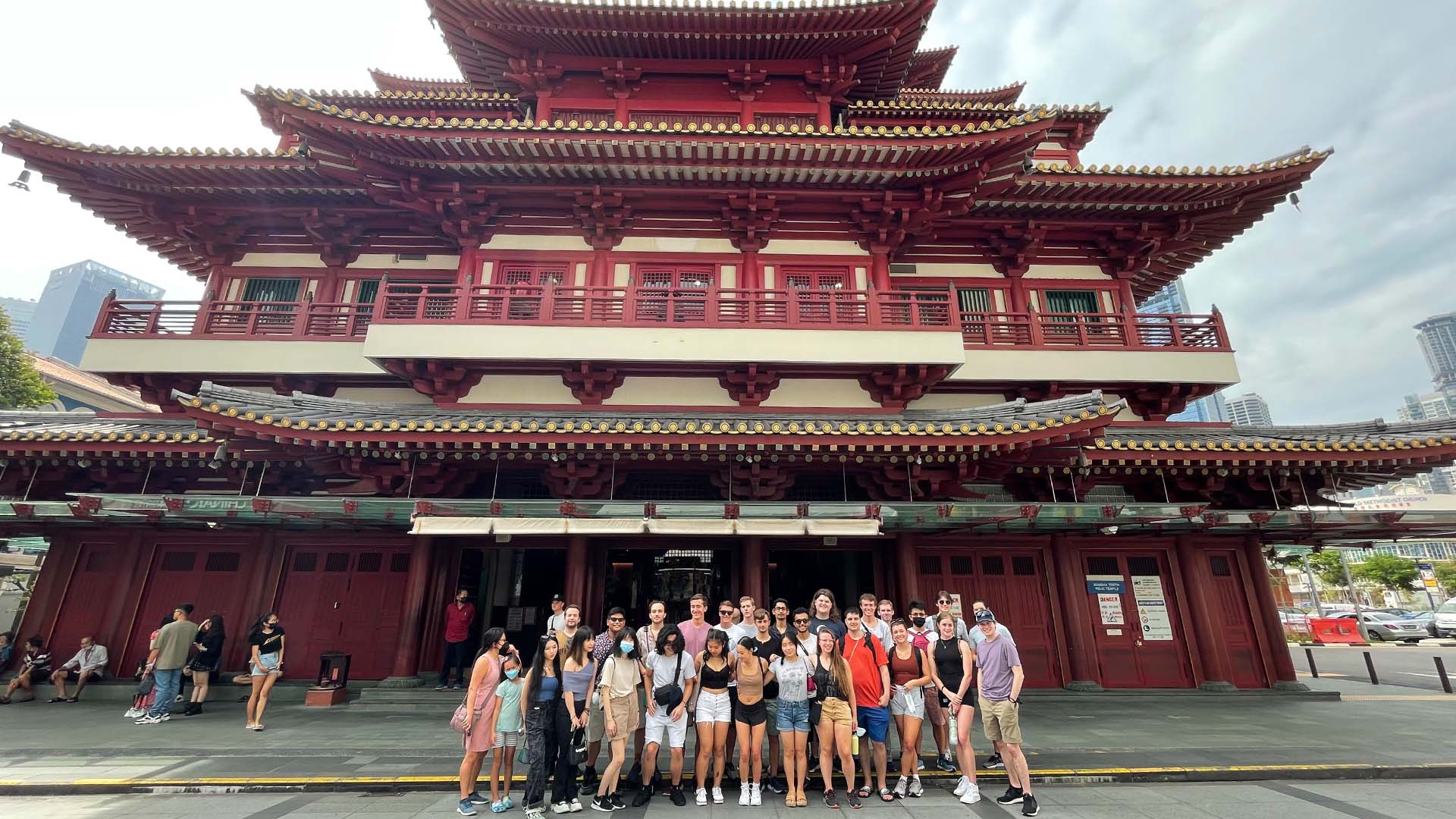 Singapore's historic Chinatown and the Buddha Tooth Relic Temple