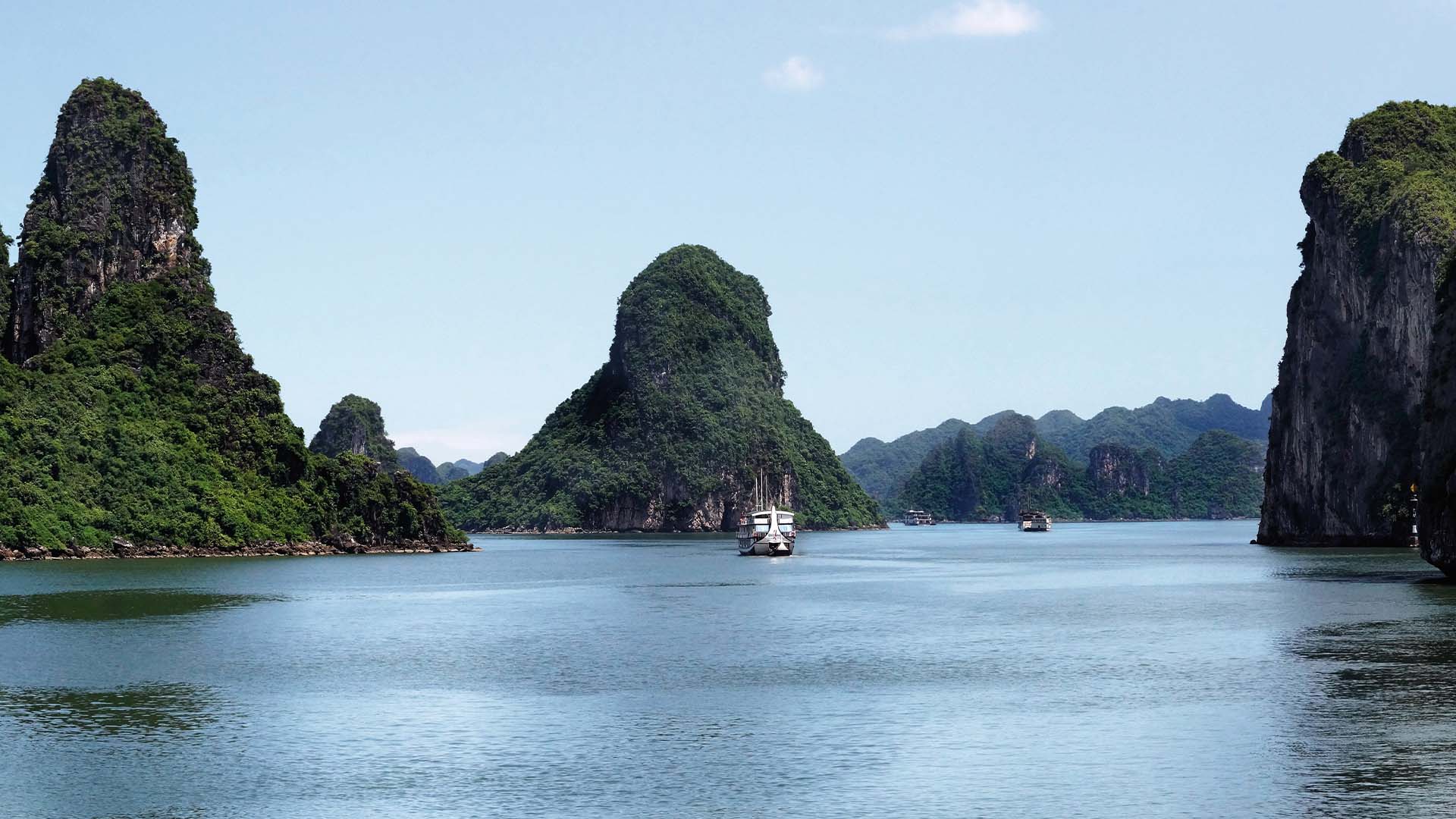 Optional overnight Ha Long Bay cruise, a UNESCO World Heritage site