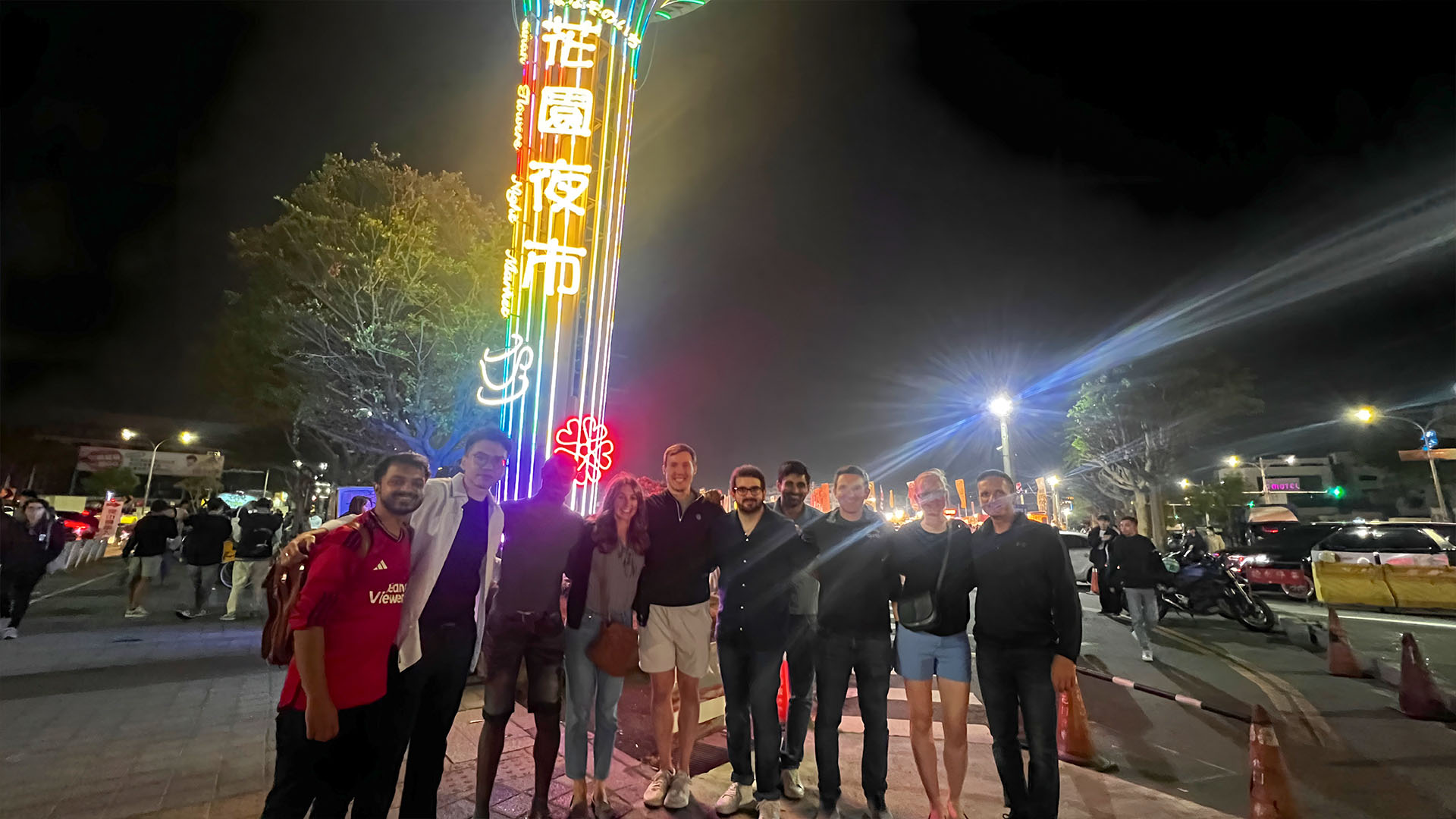 Tainan's famous Garden Night Market, one of the island's largest