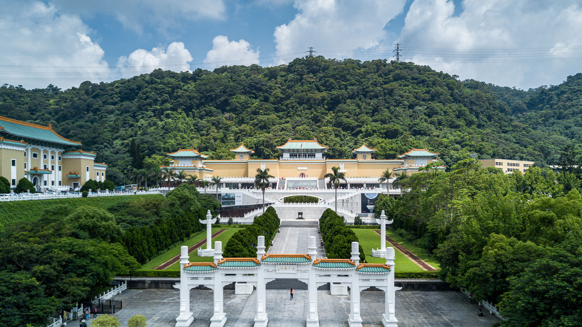 The National Palace Museum in Taipei, home to a vast collection of Chinese art and treasures