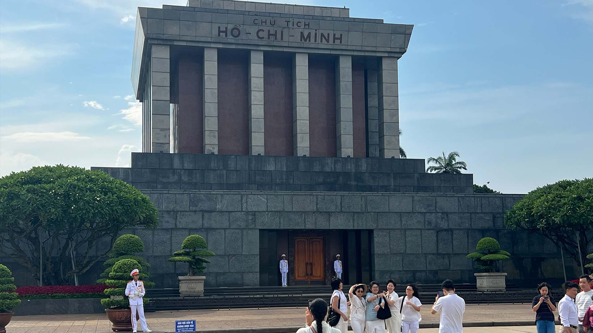 A guided tour of Hanoi's landmarks — the Ho Chi Minh Mausoleum, Ba Dinh Square and Hoa Lo Prison