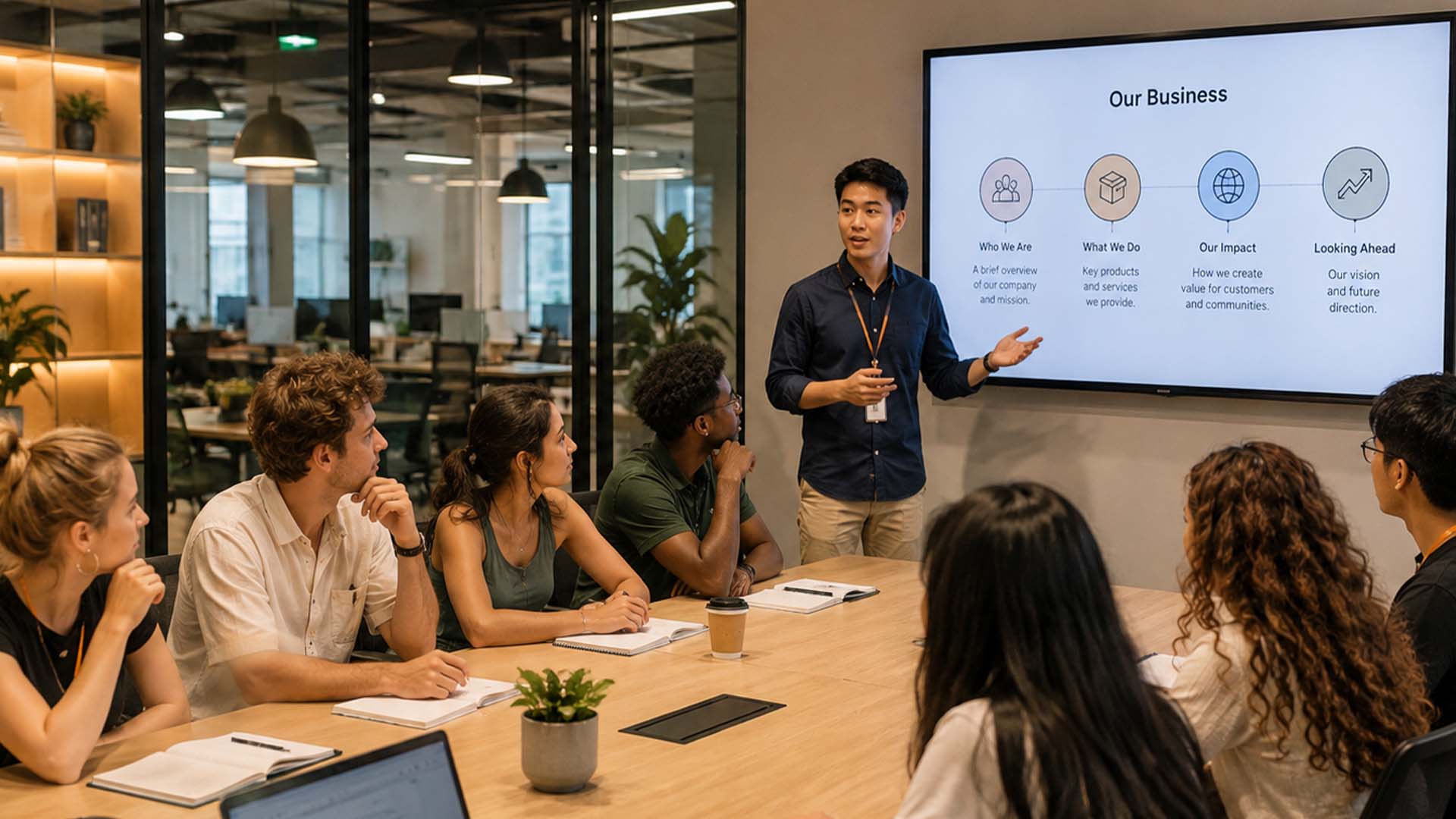 Meetings with business leaders and venture capital firms
