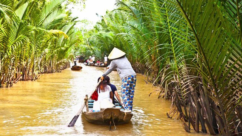 Boat Ride in Mekong Delta River Vietnam