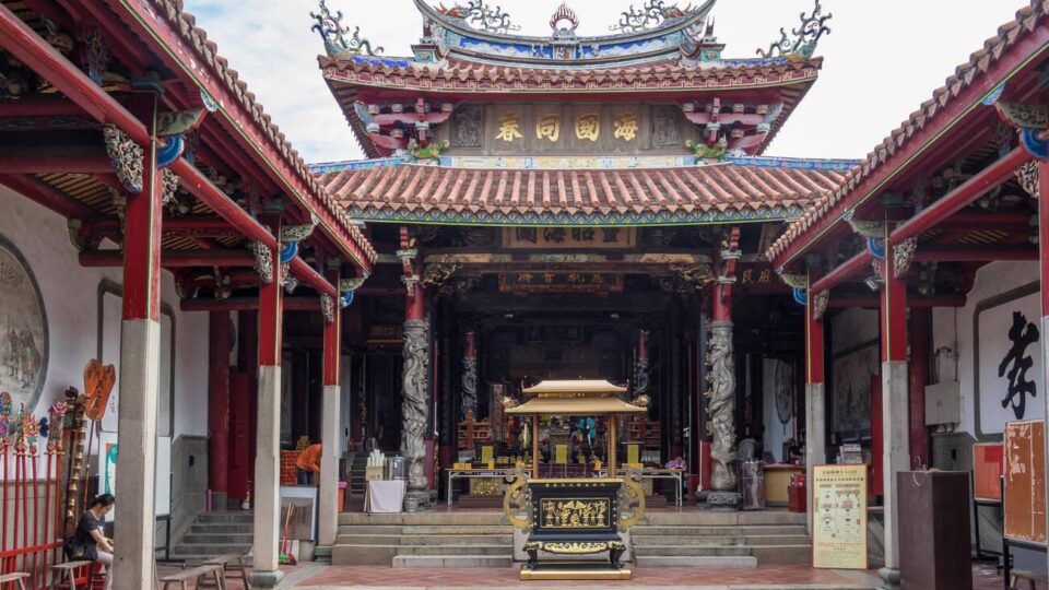 Chikan Tower & Grand Mazu Temple in Taiwan