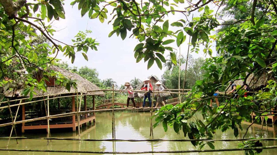 Monkey Bridge in Mekong Delta Vietnam