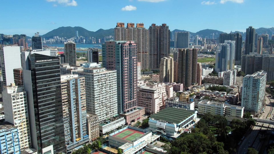 Wong Tai Sin District in Hong Kong China